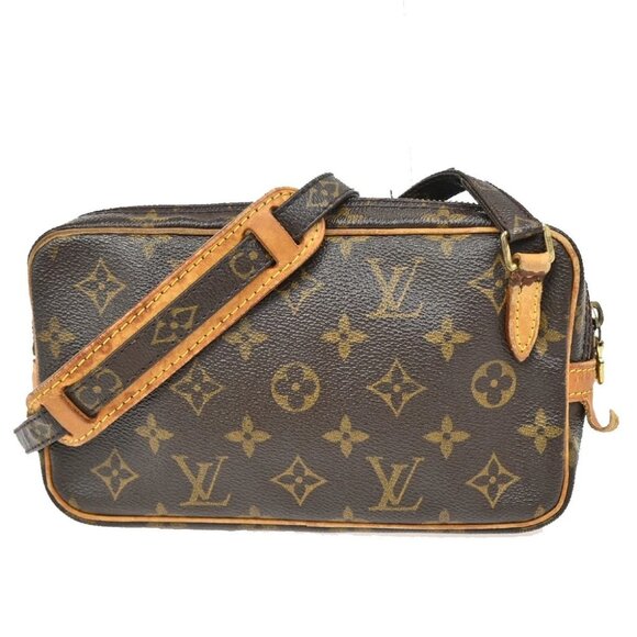 LOUIS VUITTON Marly Bandouliere Shoulder Bag Monogram Leather BN M51828 65KP036 - Picture 1 of 15
